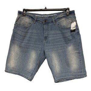 NEW! Buffalo David Bitton Evan-x Denim Blue Jean Shorts Men's Size 38